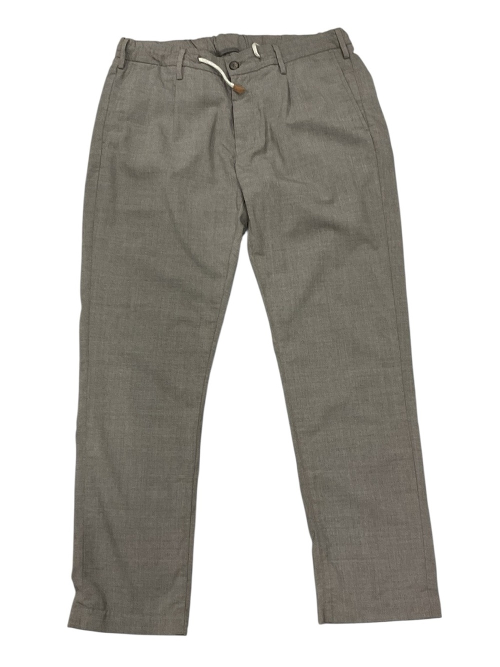 Eleventy Milano Men’s Grey Slim Wool Pants